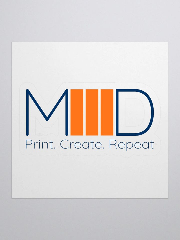 MIIID Print. Create. Repeat. Sticker product image (1)