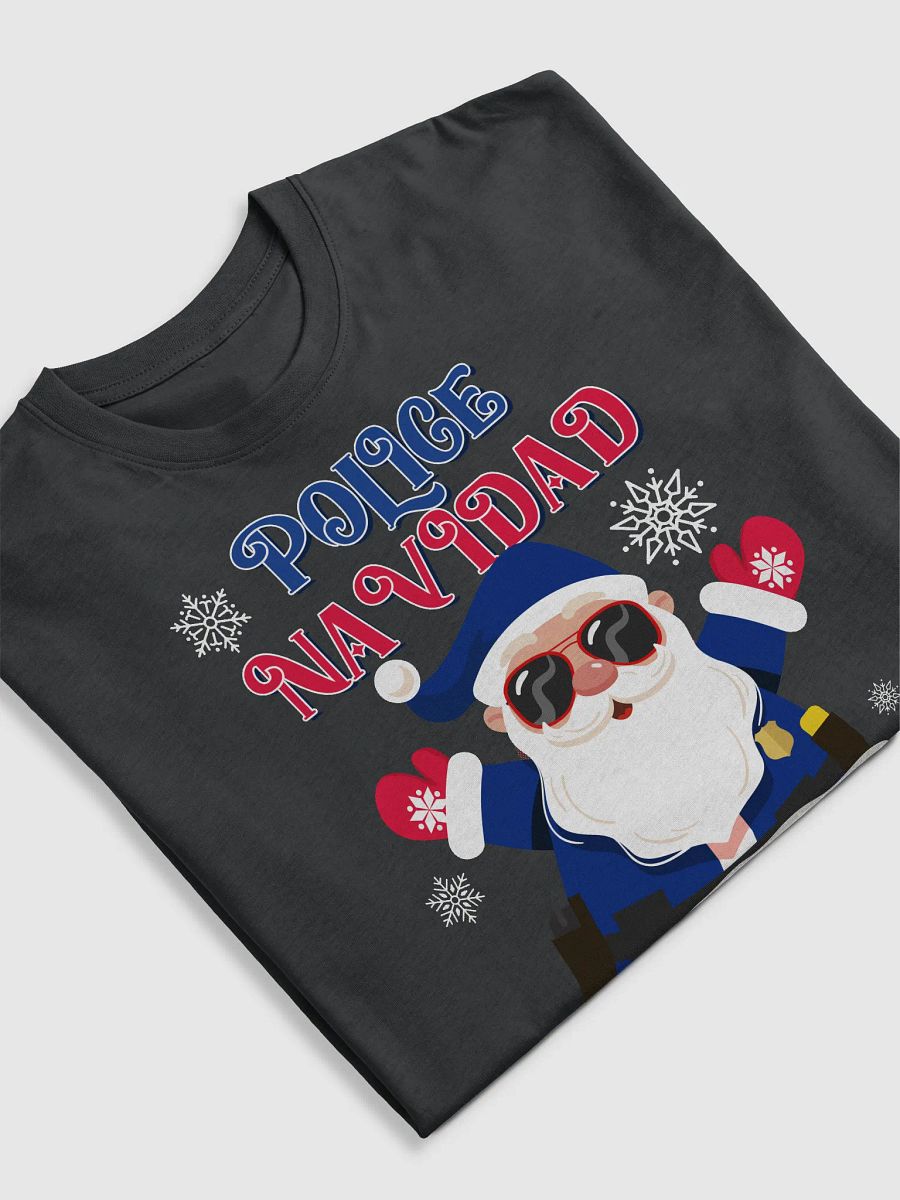 Police Navidad Christmas Tee product image (5)