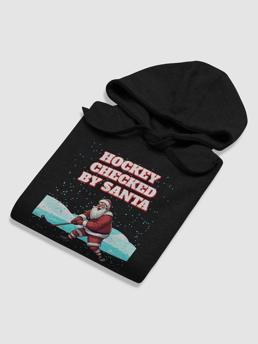 Hockey Checked By Santa Christmas Hoodie product image (34)