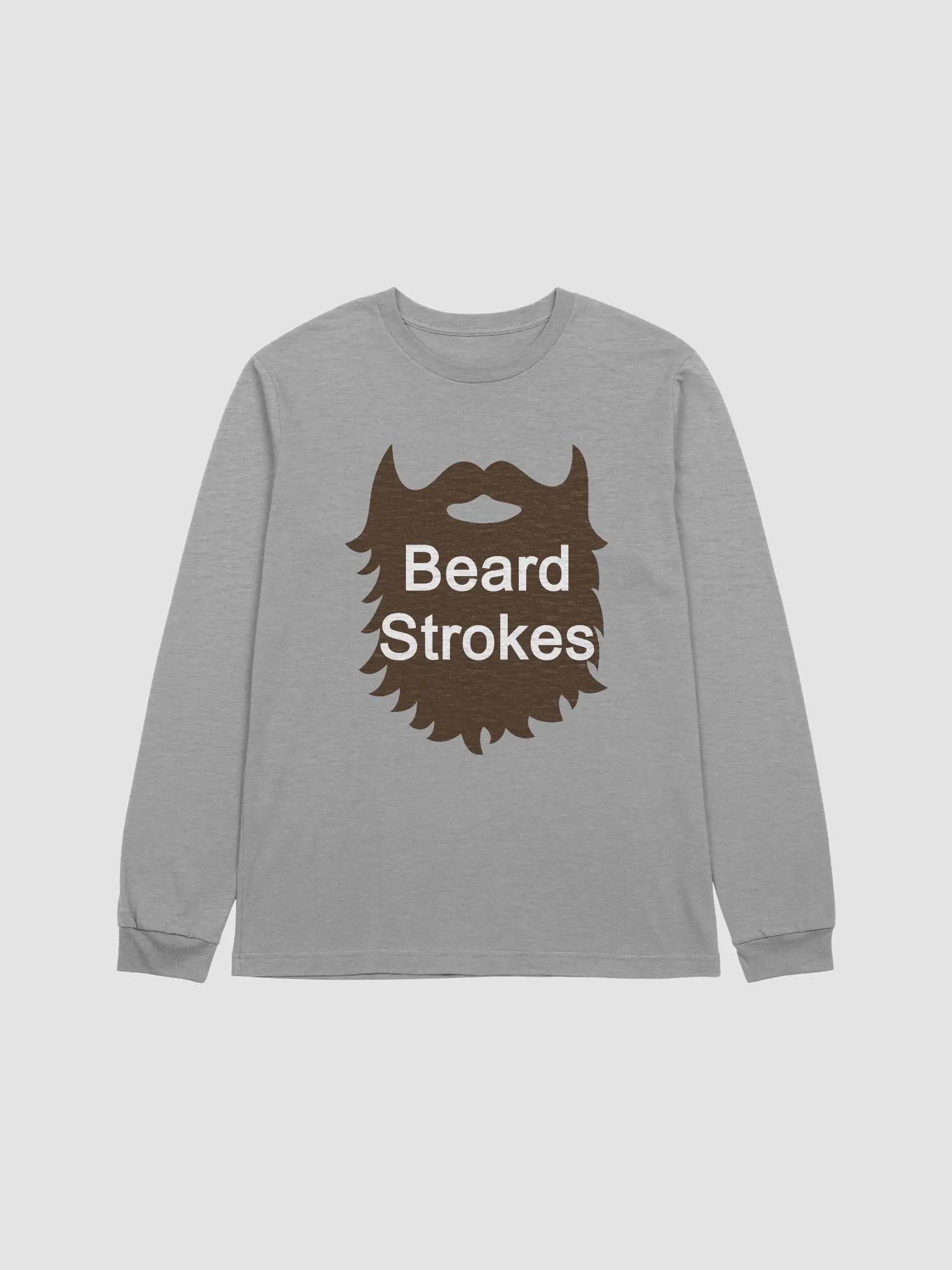 Beard Strokes Long Sleeve Shirt product image (1)