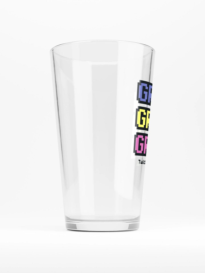 Villainy VS Grog Grog Grog!! Pint Glass (Traditional Colours) product image (2)