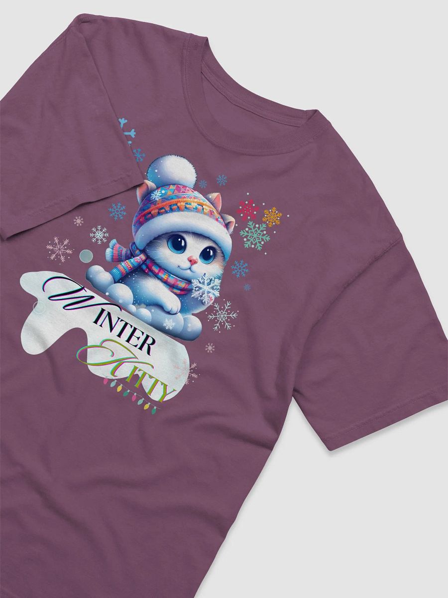 Winter Kitty design _Comfort Colors Garment-Dyed Heavyweight T-Shirt product image (38)