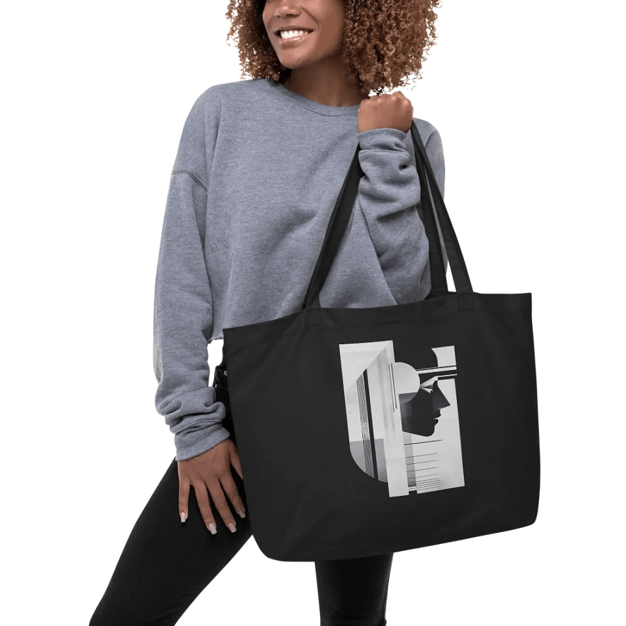 Abstract Persona 006 (Black) (Organic Cotton Tote) product image (5)