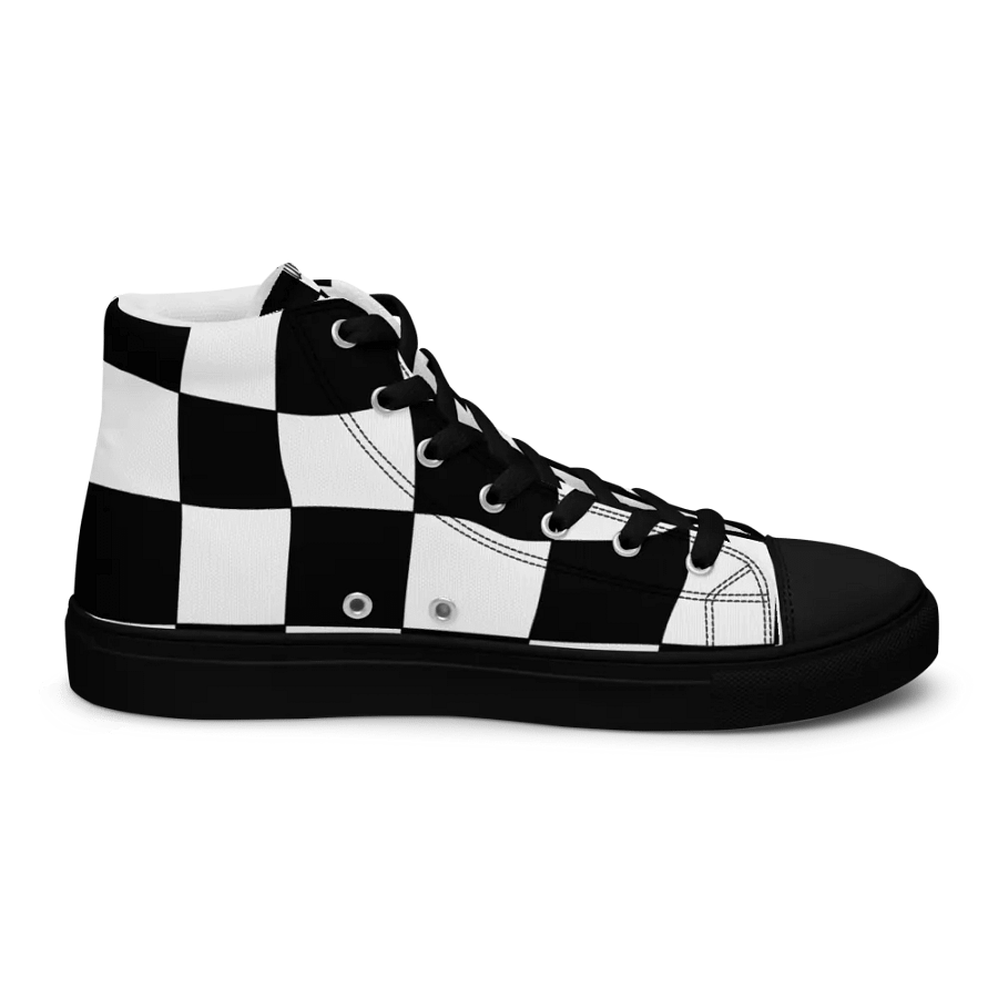 Chess - Men's High Top Canvas Shoes product image (6)