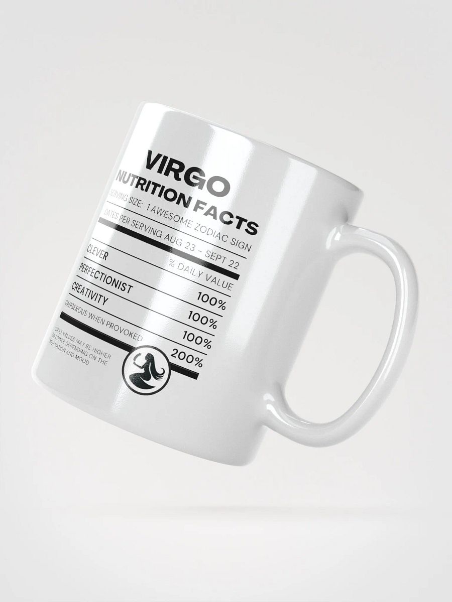 Virgo Nutrition Facts Mug product image (3)
