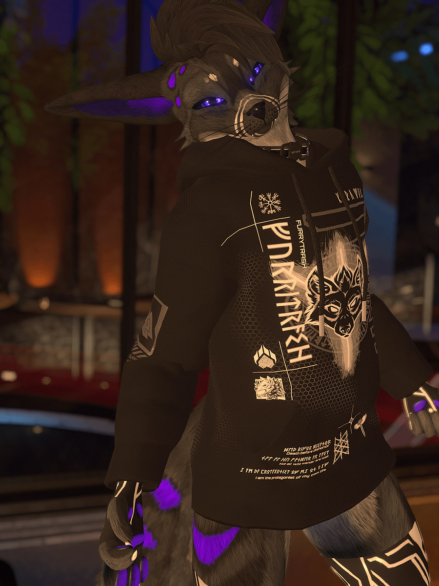 'Runewear' Techwear-style Hoodie Design product image (2)