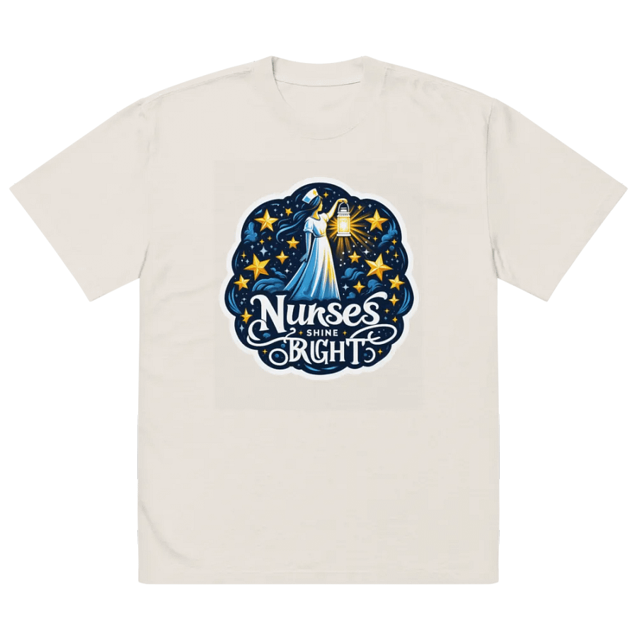 Celestial Nurse Lantern Oversized T-Shirt product image (31)