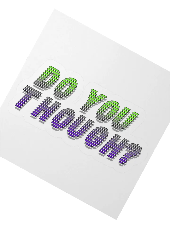 PASP Do You Though? Sticker product image (2)