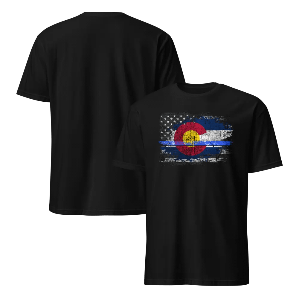Colorado Thin Blue Line Flag product image (6)