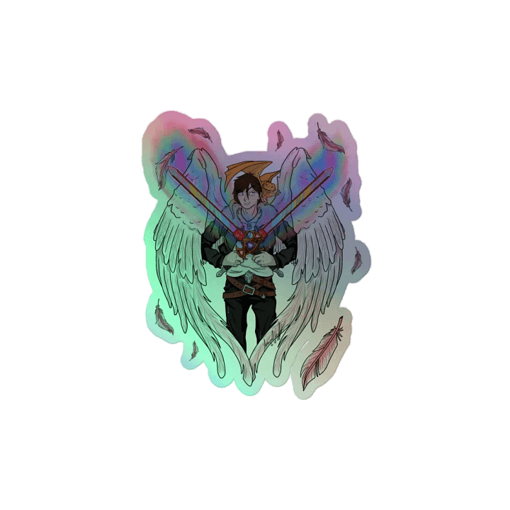Warrior PRIDE Holographic Sticker product image (2)