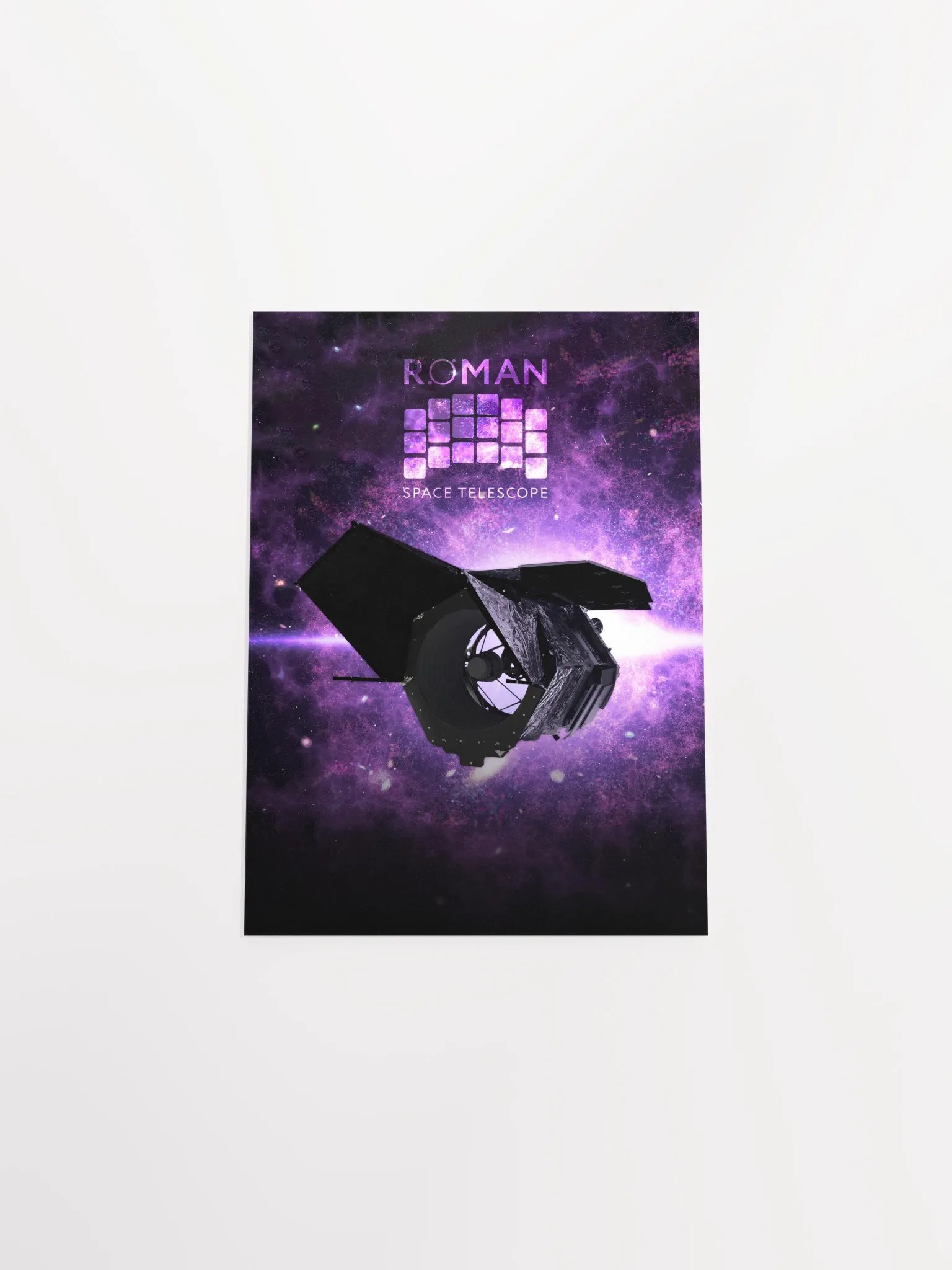 Nancy Grace Roman Space Telescope poster — NASA space print, Science wall art, Futuristic Space poster, Astronomy home decor, NGRST wall art product image (9)