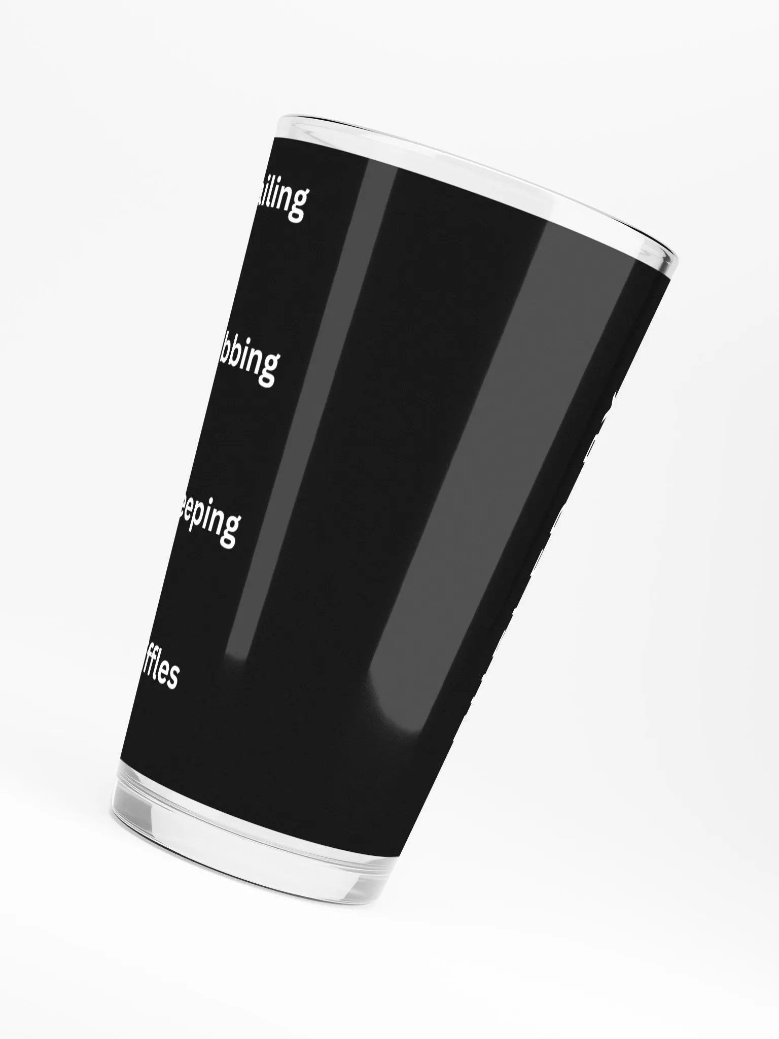 STREAMER TEARS GLASS CUP product image (4)