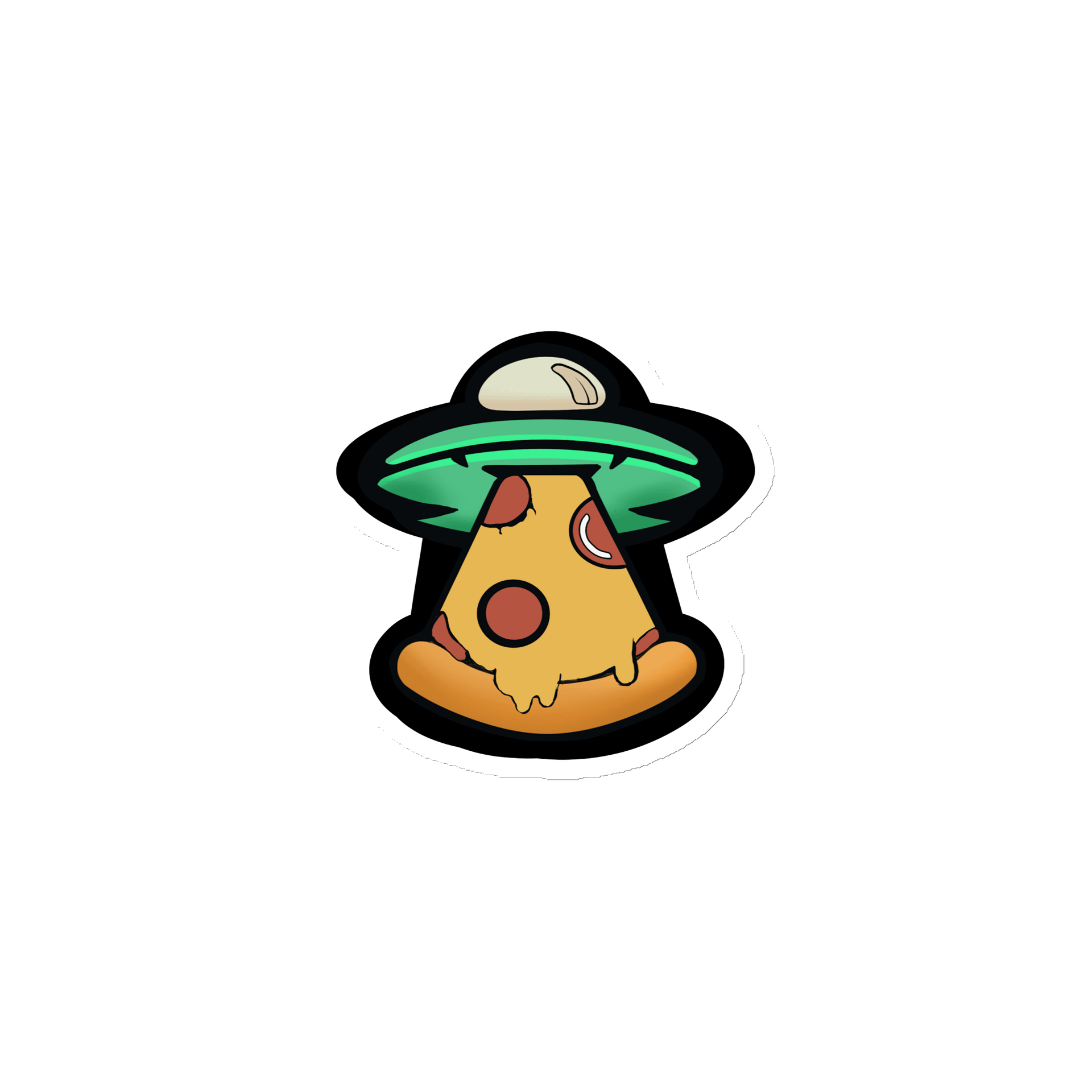 Alien Pizza Magnet product image (1)