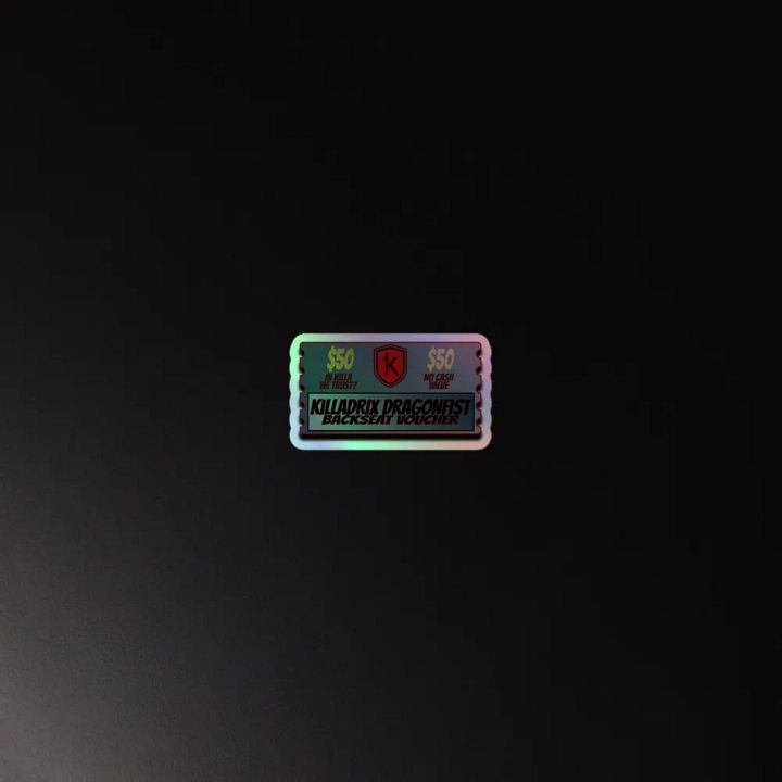 Killadrix Dragonfist $50 Holographic Backseat Voucher product image (4)
