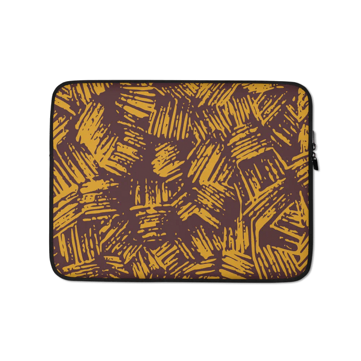 "A33" Golden Textures Laptop Sleeve product image (1)