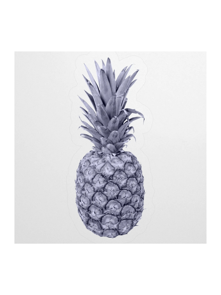 Monochrome Pineapple Sticker product image (1)