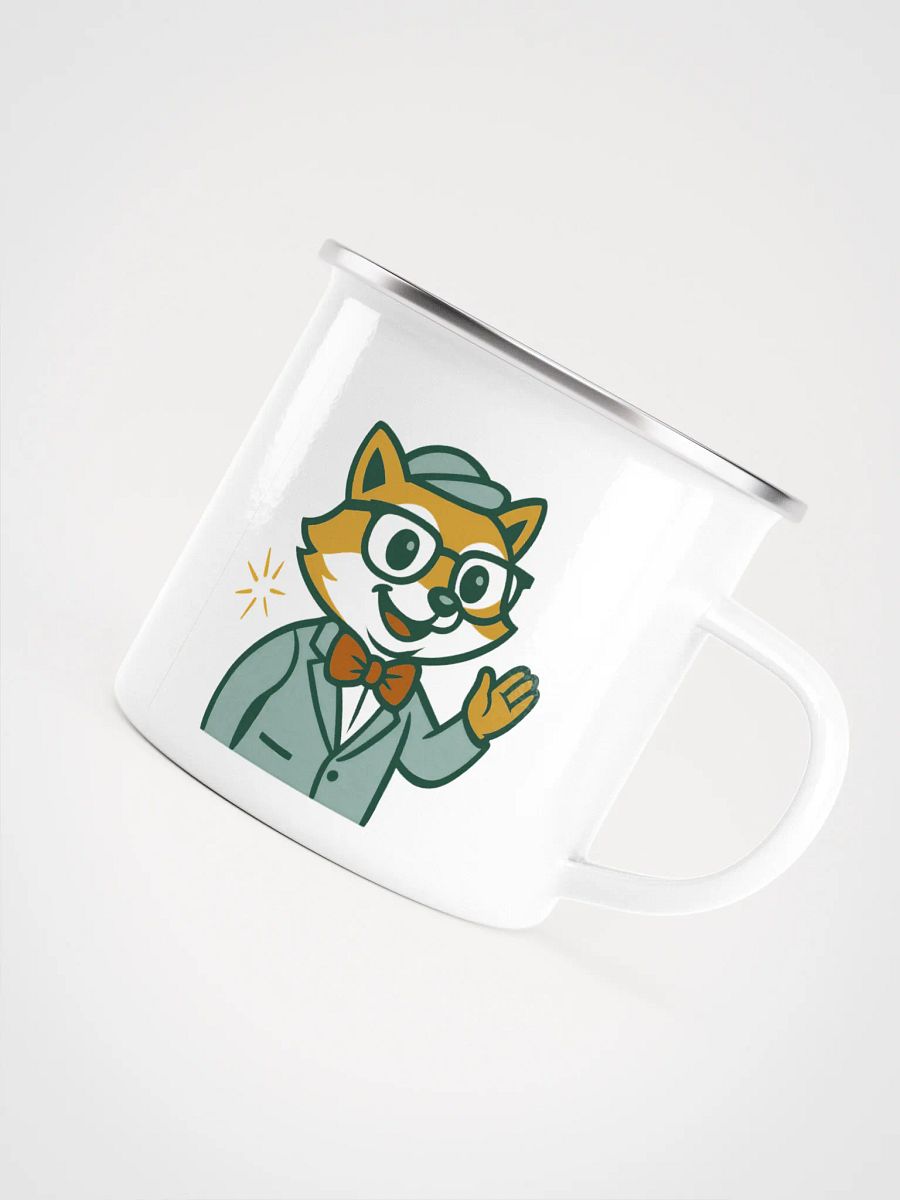 Suited Raccoon Enamel Mug product image (5)