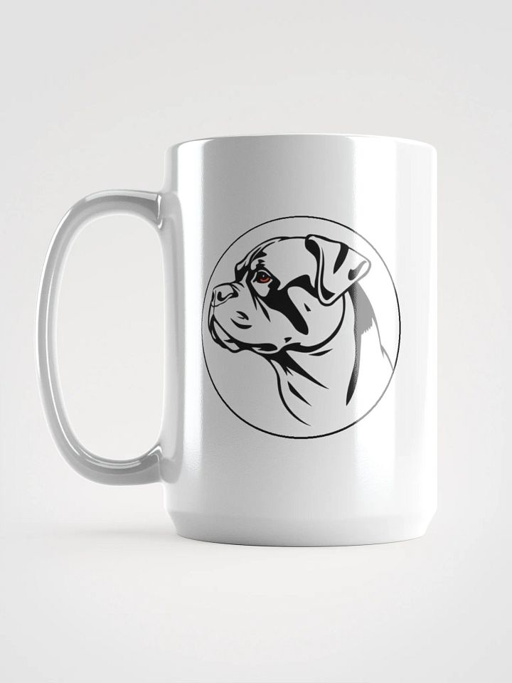 Boxer Dog Design White Glossy Mug product image (2)