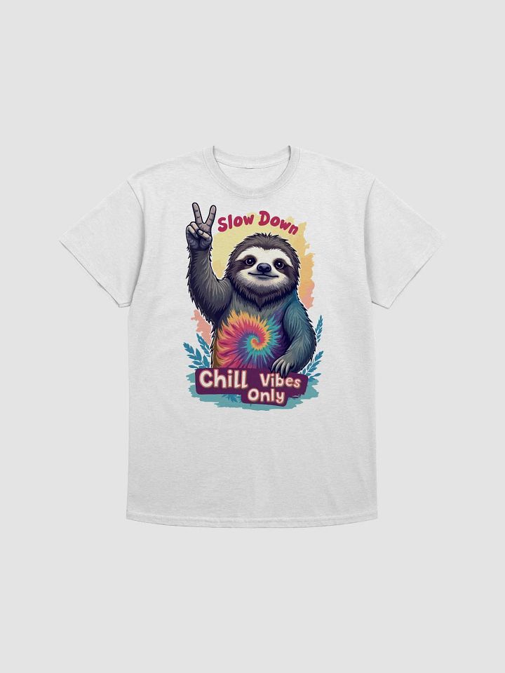 Chill Vibes Only Sloth T-Shirt product image (1)