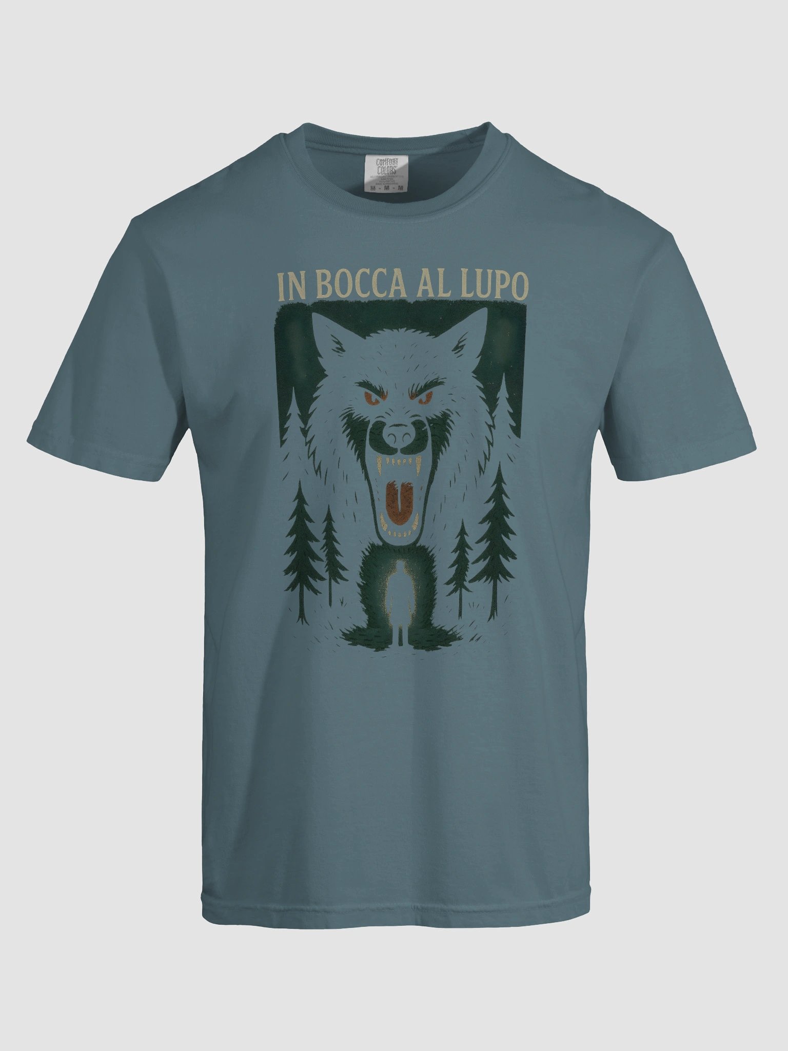 In bocca al lupo t-shirt by dark alphabet product image (7)