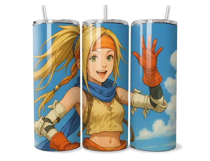Final Fantasy X Rikku Tumbler - 20oz Stainless Steel product image (1)