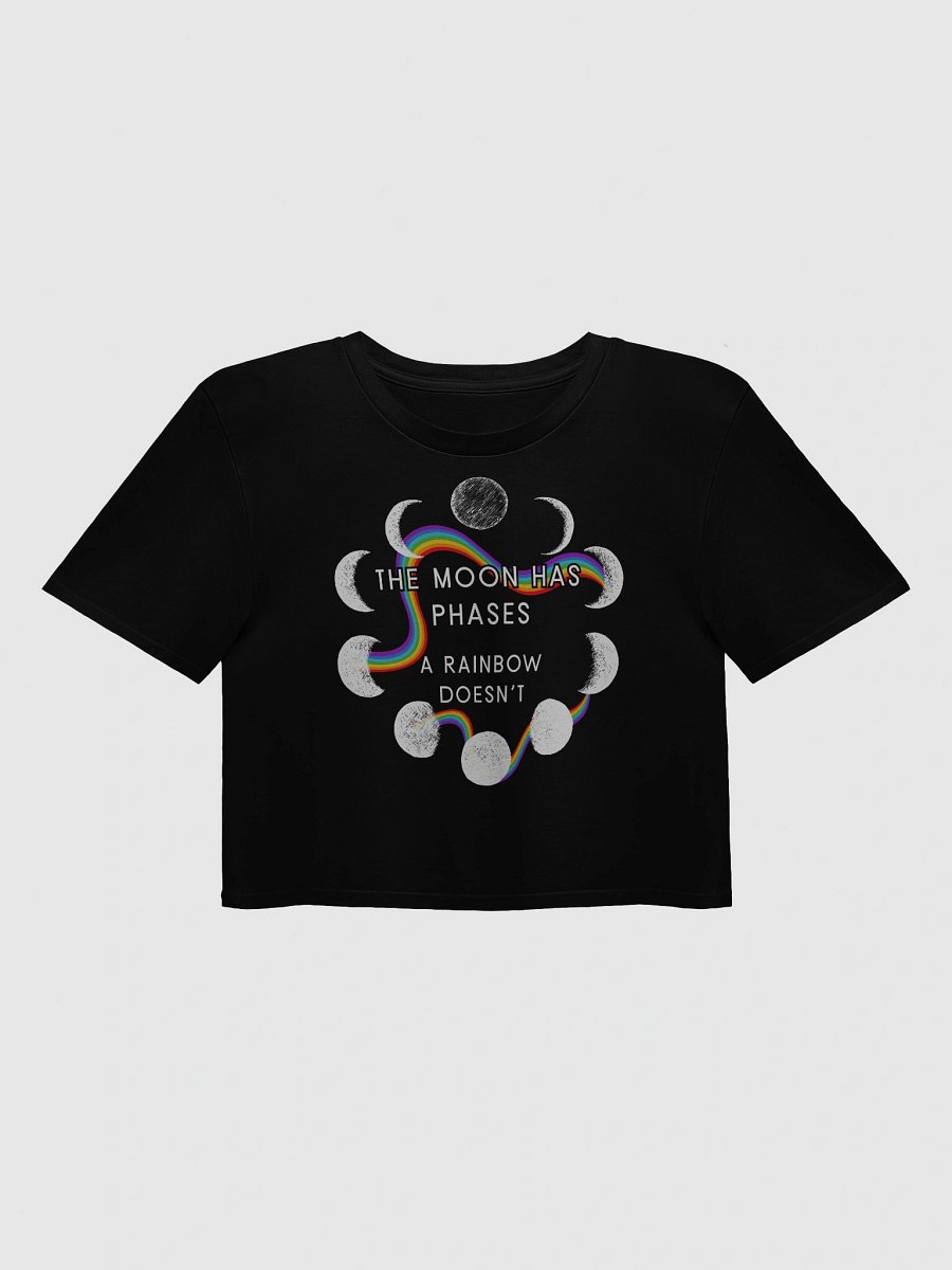 Rainbow Moon Phases Crop Top product image (1)