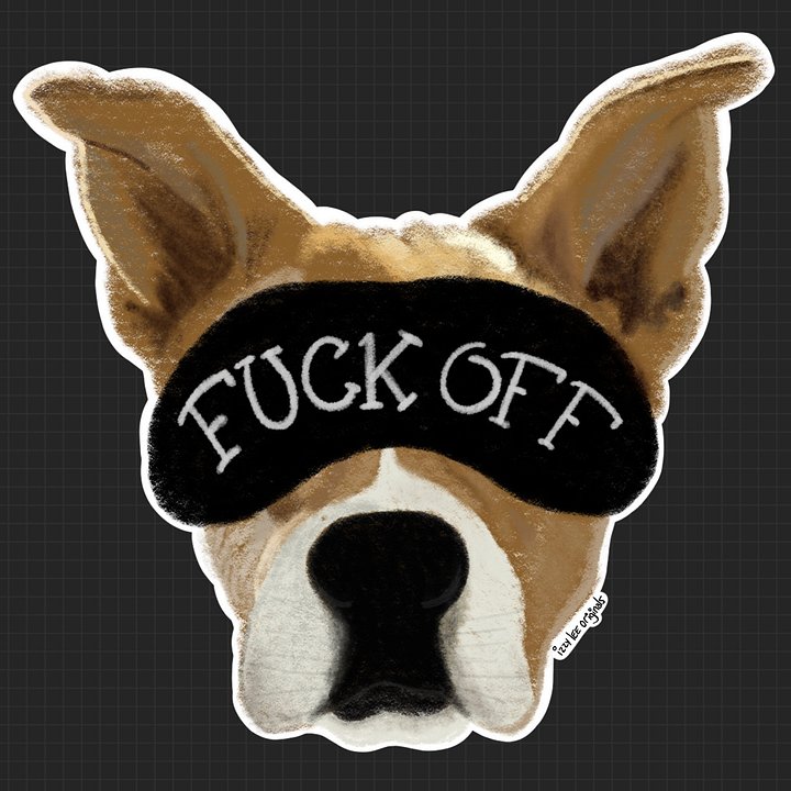 Maize “F Off” Sticker product image (2)
