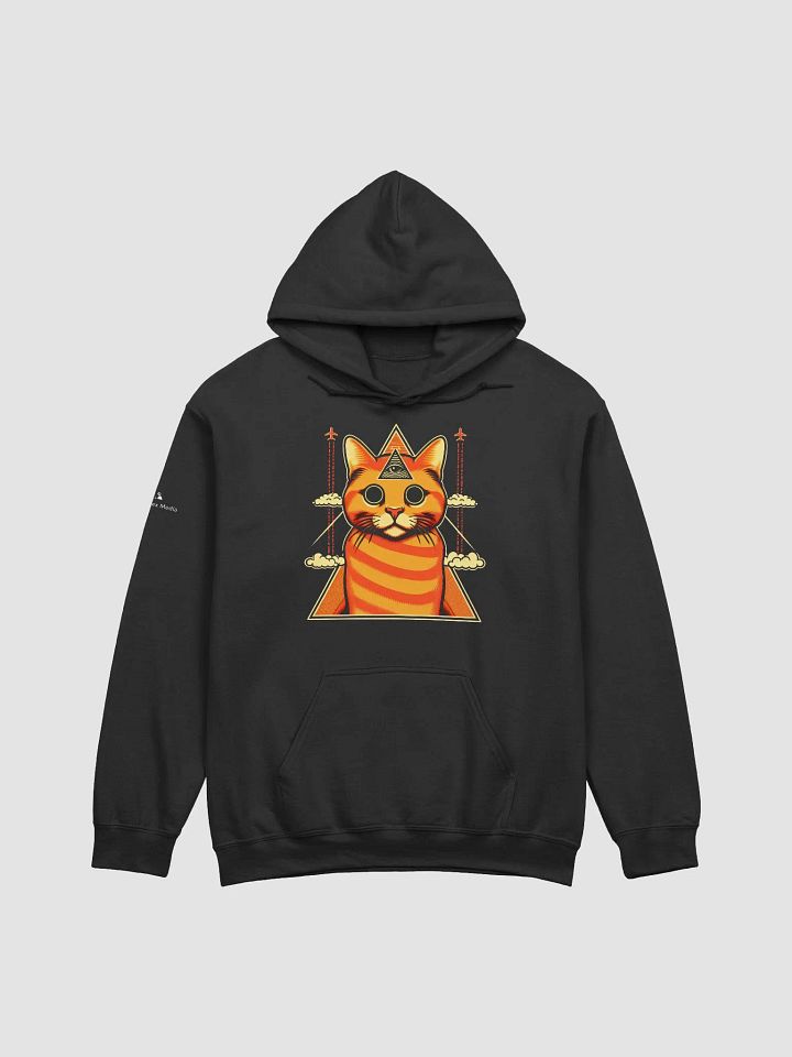 Illuminati Chemtrails Cat Hoodie - Dark Colors product image (4)