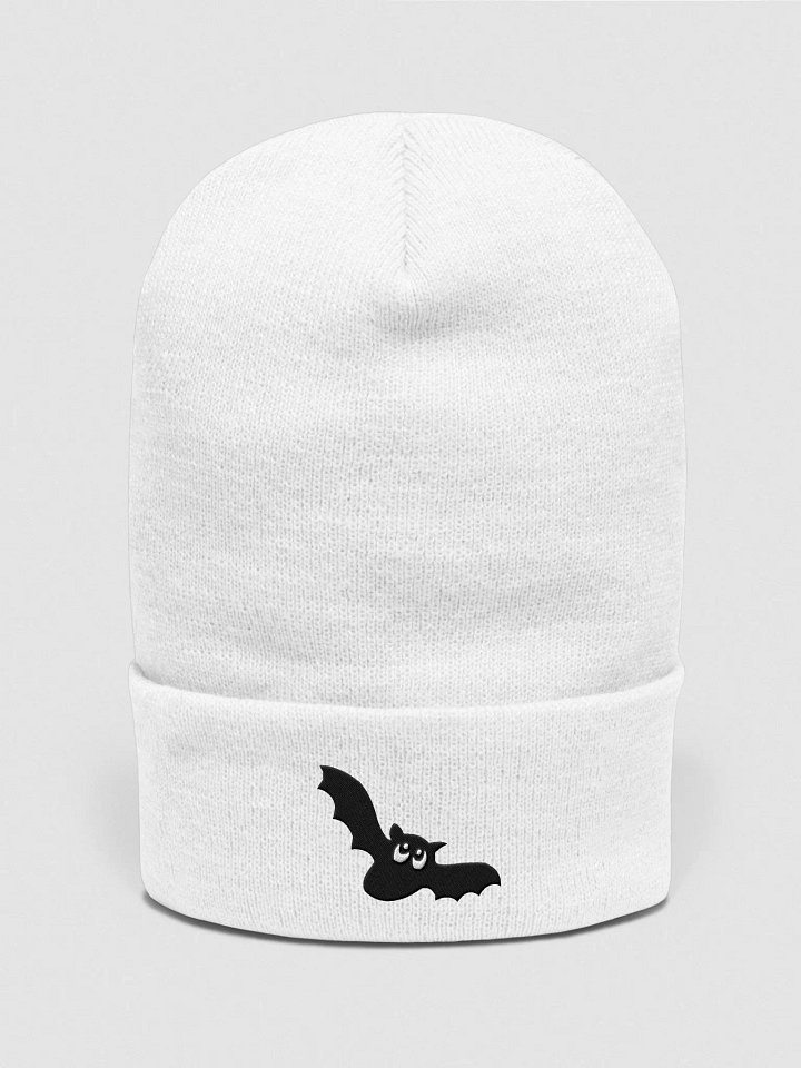 Surprised Eyes Embroidered Beanie product image (1)