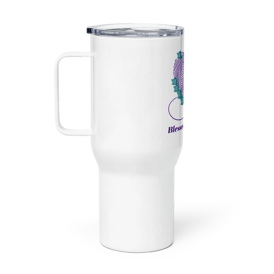 Blessed2Crochet Travel Mug with Handle product image (1)