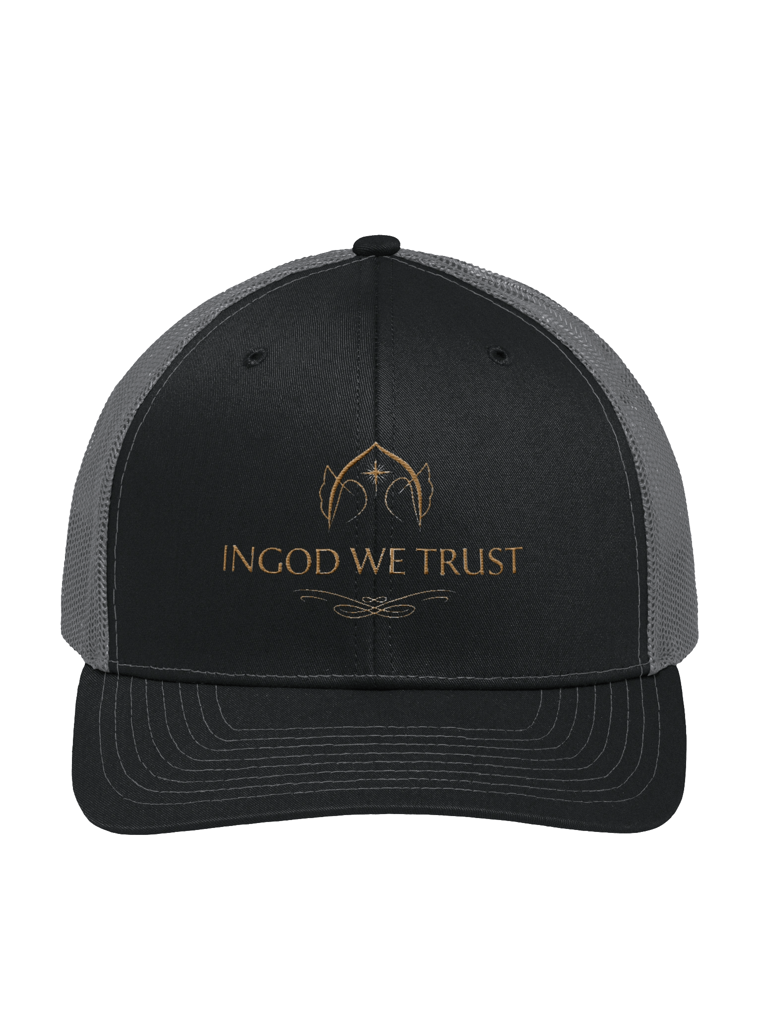 IN GOD WE TRUST Baseball Cap, Christian Faith-Based Unisex Adult Hat, Embroidered Black Cap for Church, Prayer, Patriotism, Gift for Believers, Religious Apparel product image (1)