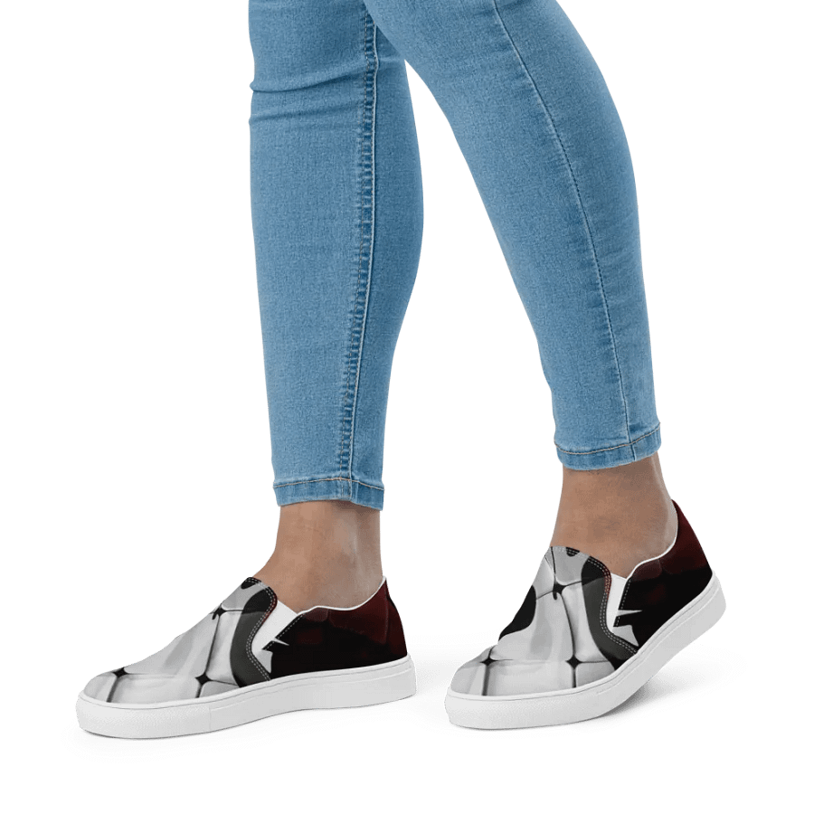 Swirling Monochrome Slip-Ons product image (6)