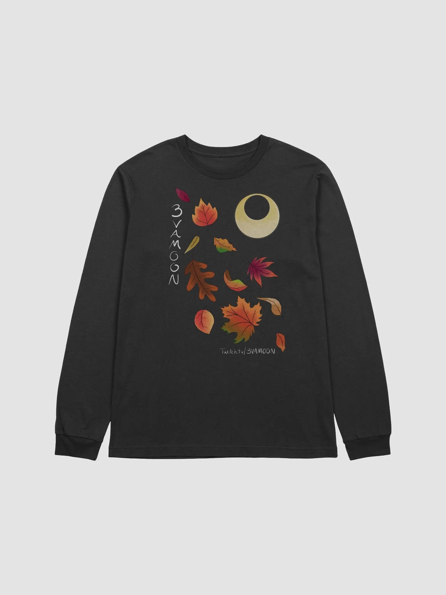 Autumn Leaves Moon Long Sleeve Tee product image (3)