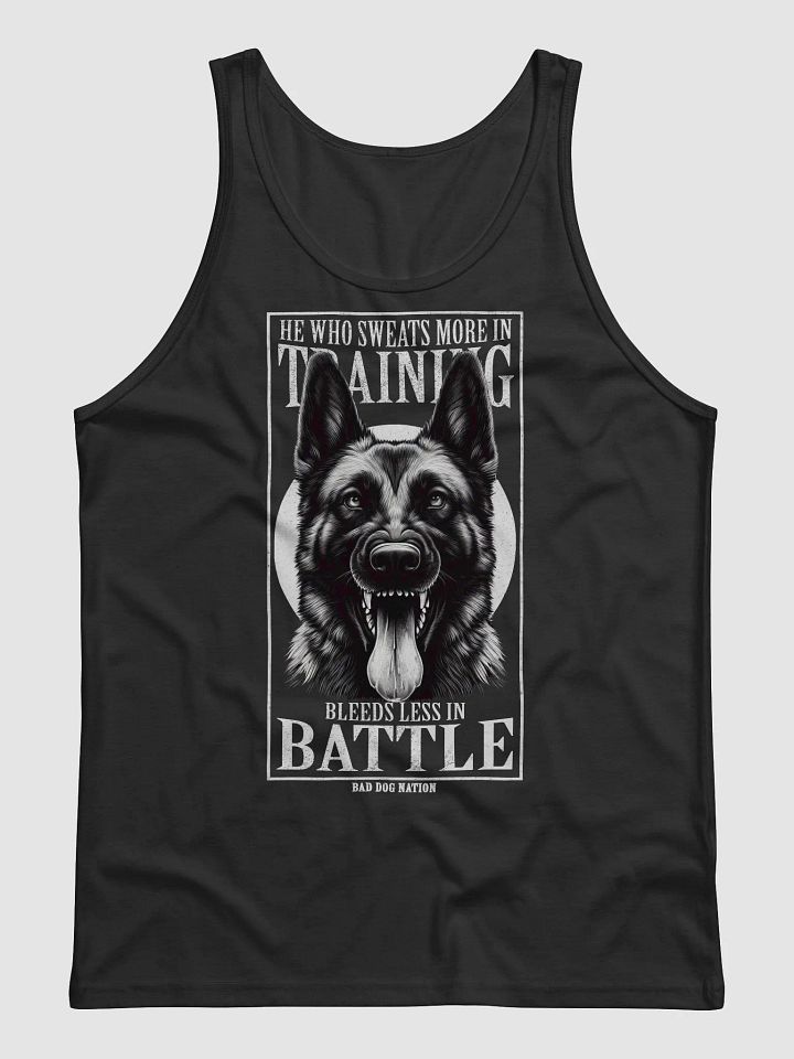 He Who Sweats More in Training Bleeds Less in Battle - Unisex Tank Top product image (1)