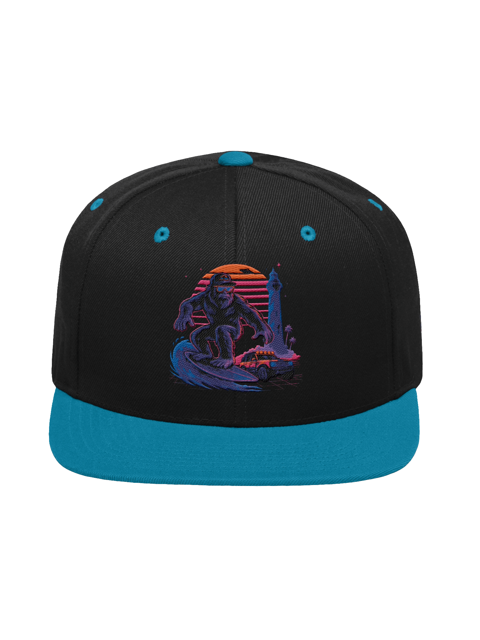 Destination Bigfoot Bronco Synthwave Wool Blend Snapback (Multiple Colors Available) product image (1)