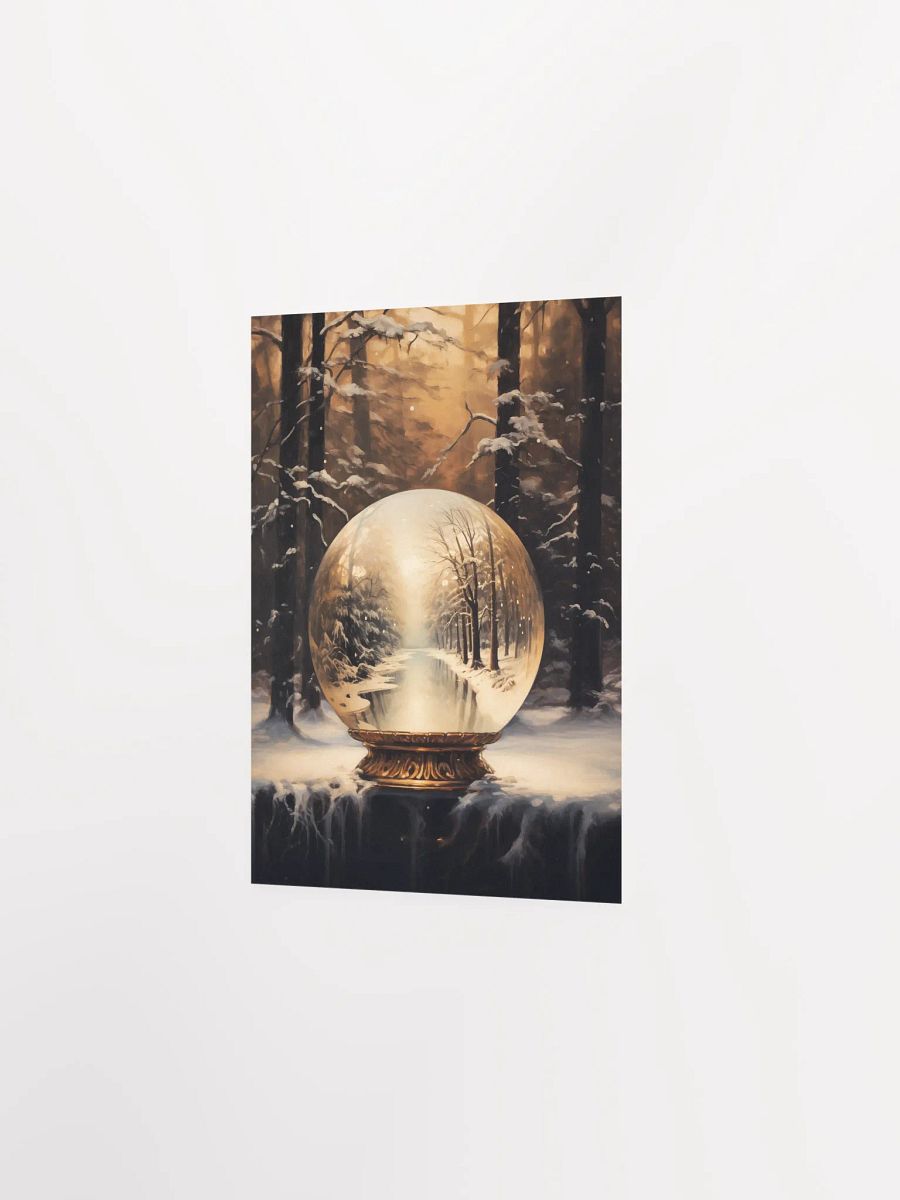 Enchanted Winter Snow Globe Poster product image (2)