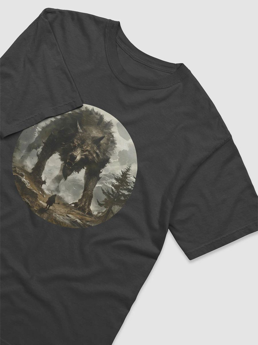 Fenrir - The Monstrous Wolf of Norse Mythology Cotton T-Shirt product image (3)