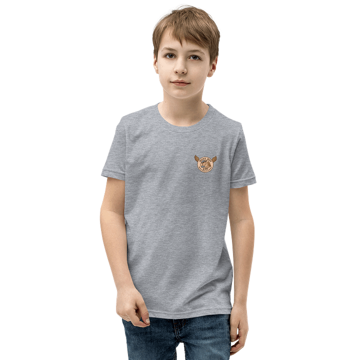 Quail Boy Youth T-Shirt – Cute Farm Bird Graphic on Bella+Canvas Kids Tee product image (1)