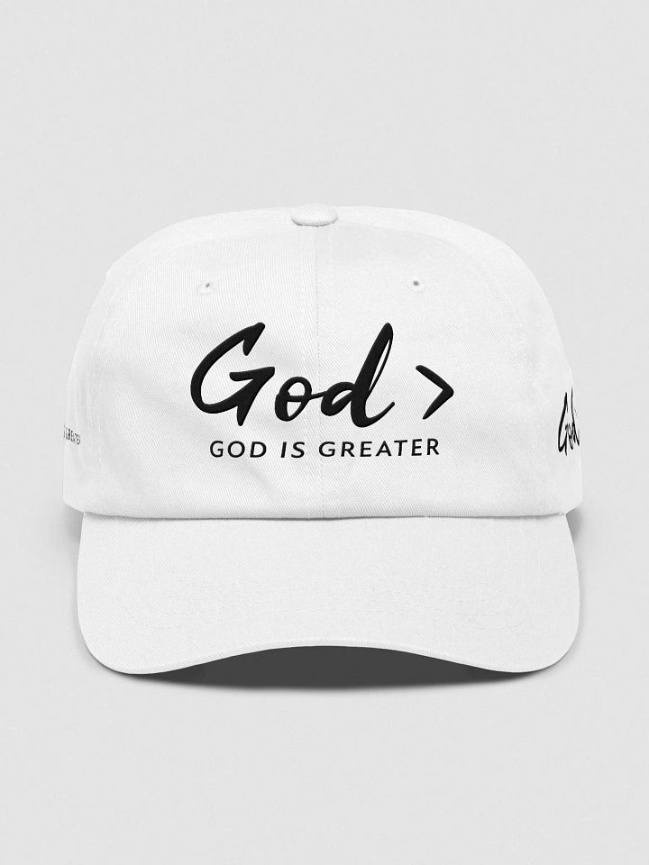 God > DAD HAT - (BLACK TEXT) product image (4)