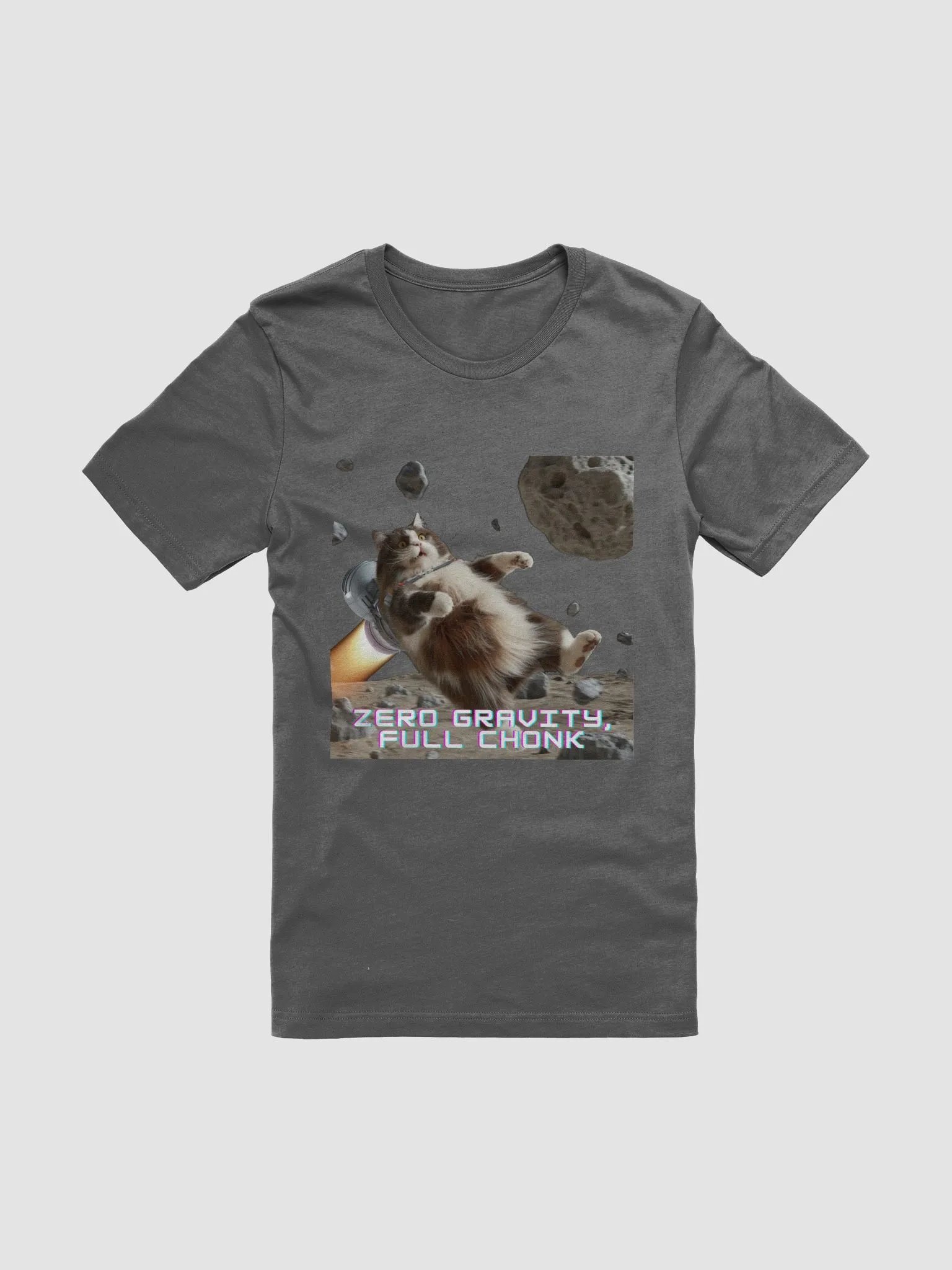 Zero Gravity Full Chonk Cat T-Shirt product image (6)