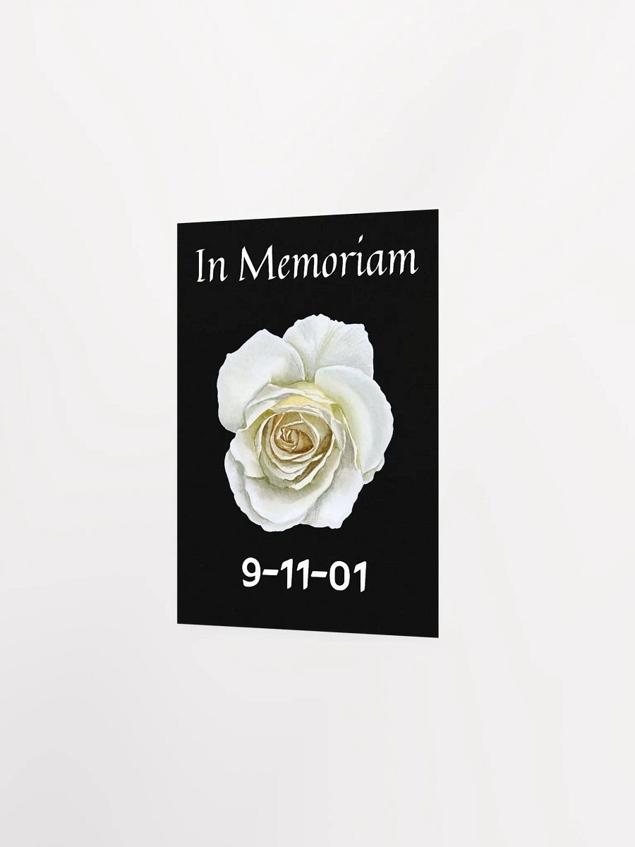 In Memoriam 9/11 Tribute Poster product image (2)