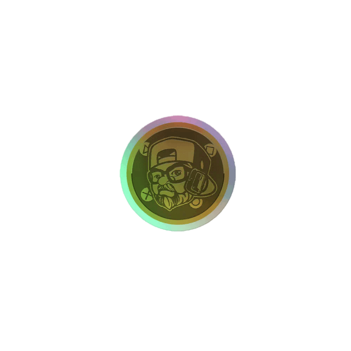 The Trophy Hunter Coin Holographic Sticker product image (1)