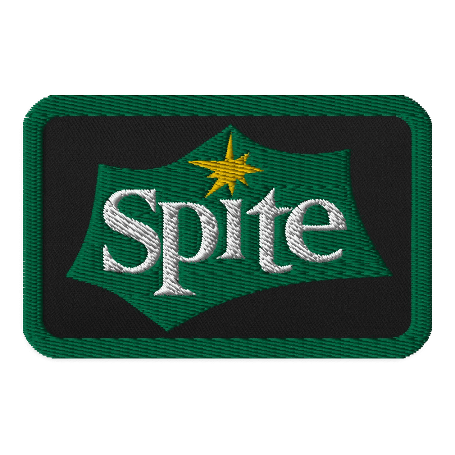 Fuelled by Spite - Embroidered Patch product image (1)