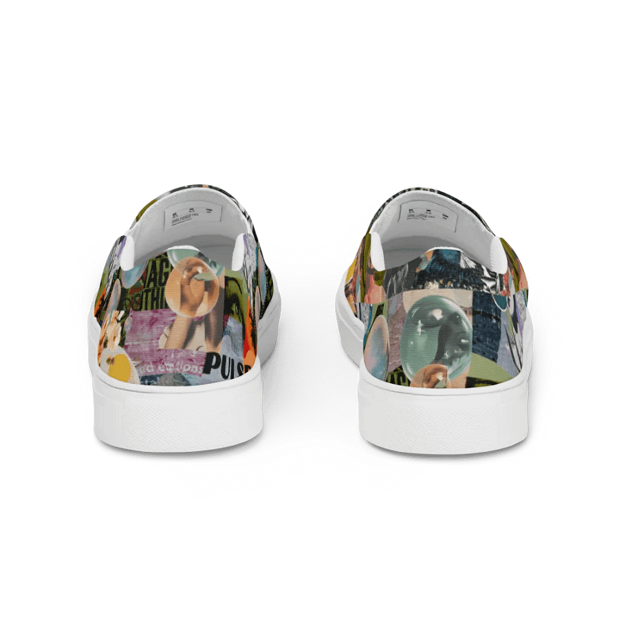 Collaged mens slip ons product image (9)