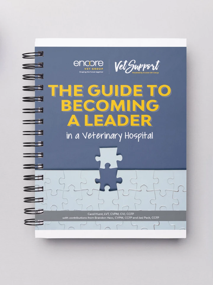 Guide to Becoming a Leader in a Veterinary Hospital product image (1)