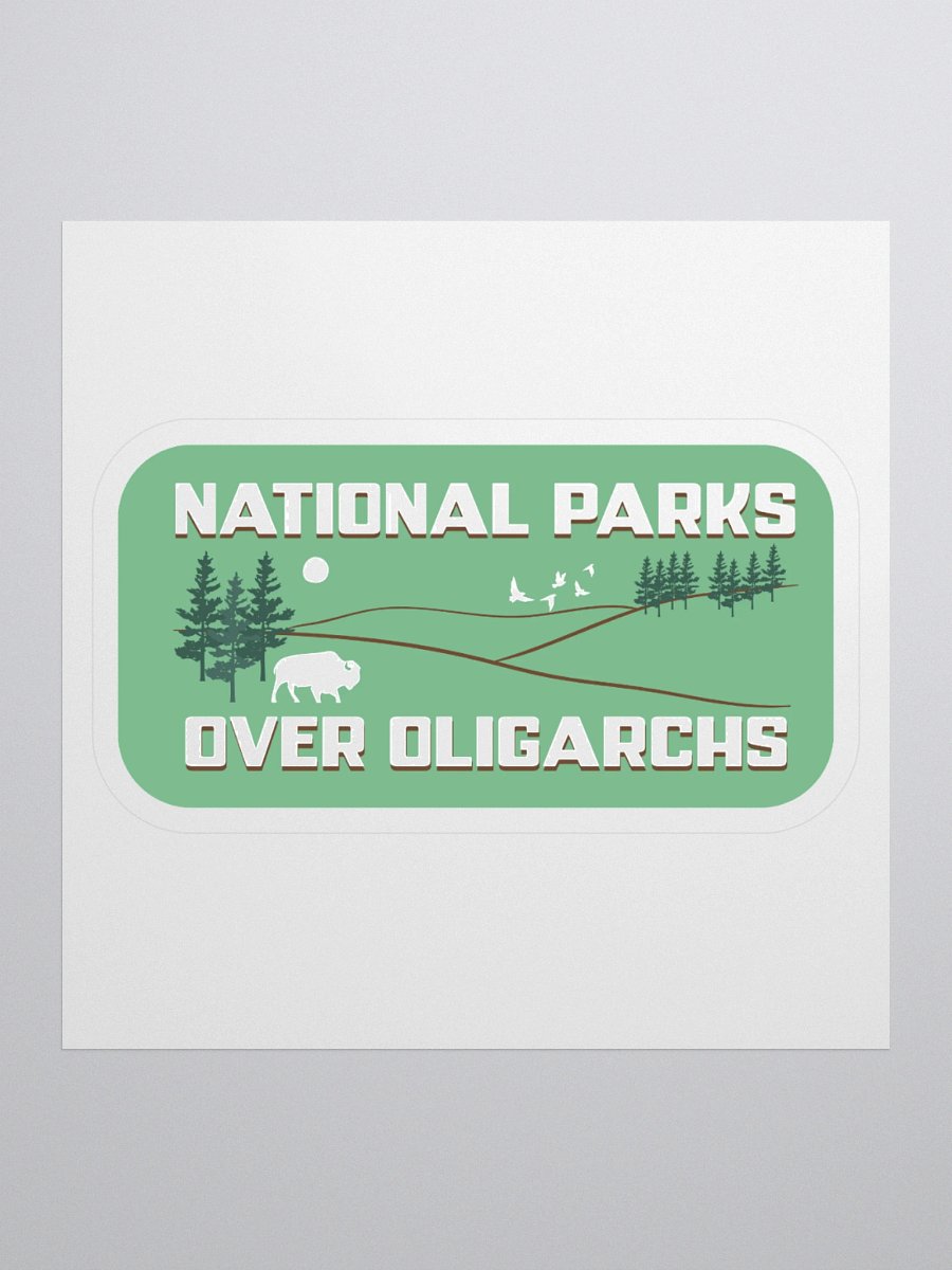 National Parks Over Oligarchs - Green product image (1)
