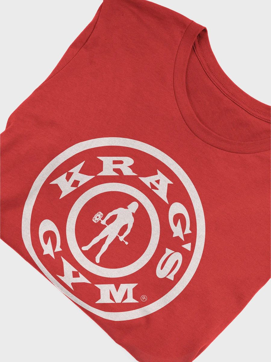 Krag's Gym T-Shirt (White Letter Bullseye) product image (5)