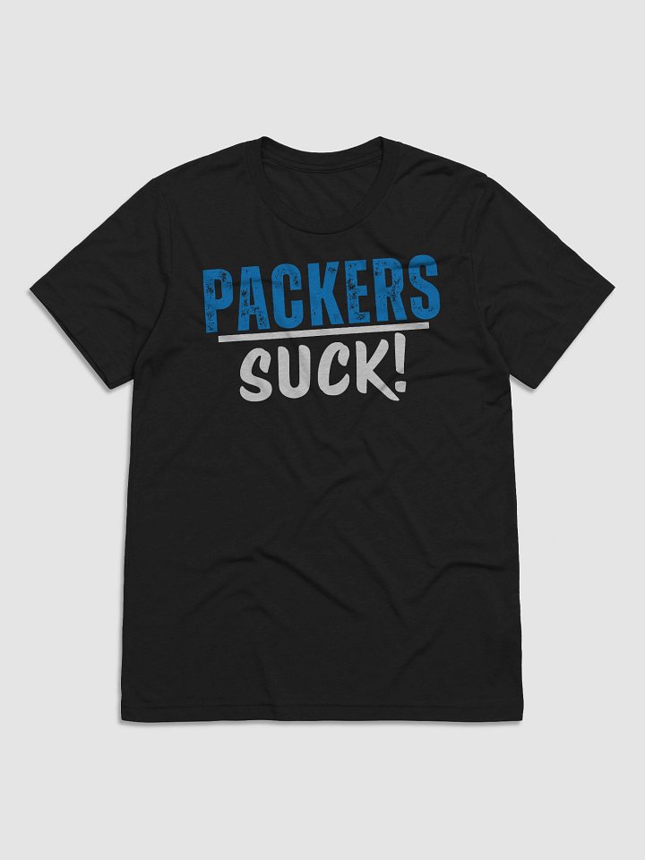 Packers Suck Tee - Slanted Blue product image (1)