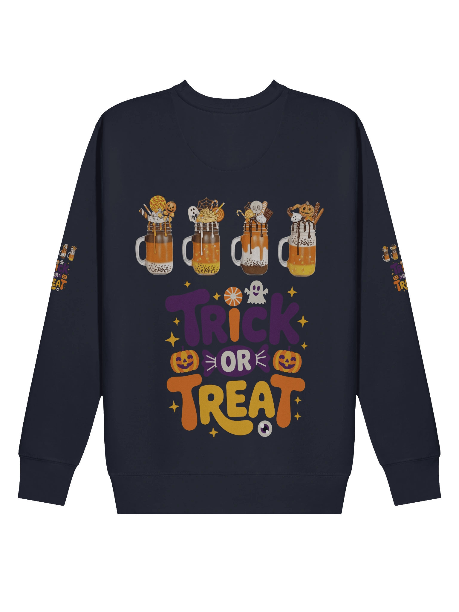 Trick or Treat Ice Cream Dessert Sweatshirt product image (50)