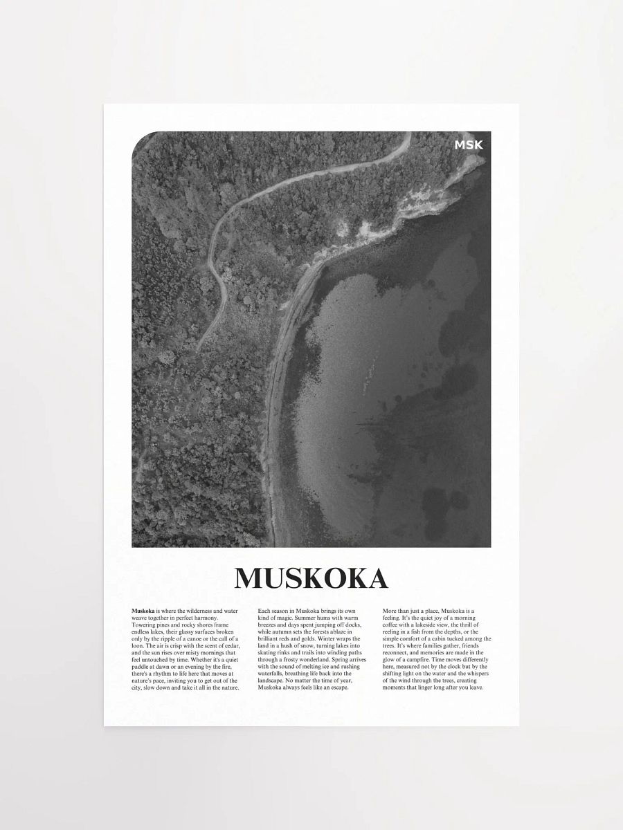 Muskoka 02 Newspaper Poster product image (5)